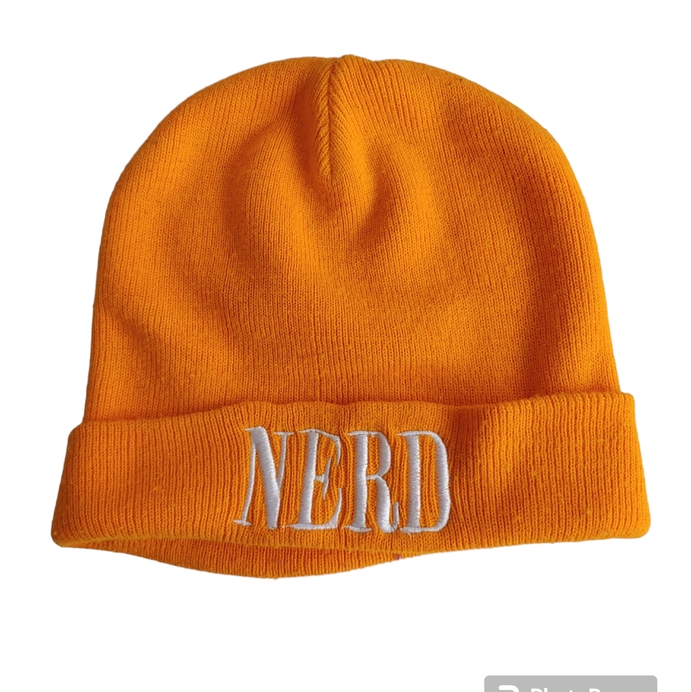Buffalo David Bitton Orange NERD Hat/Beanie One Size